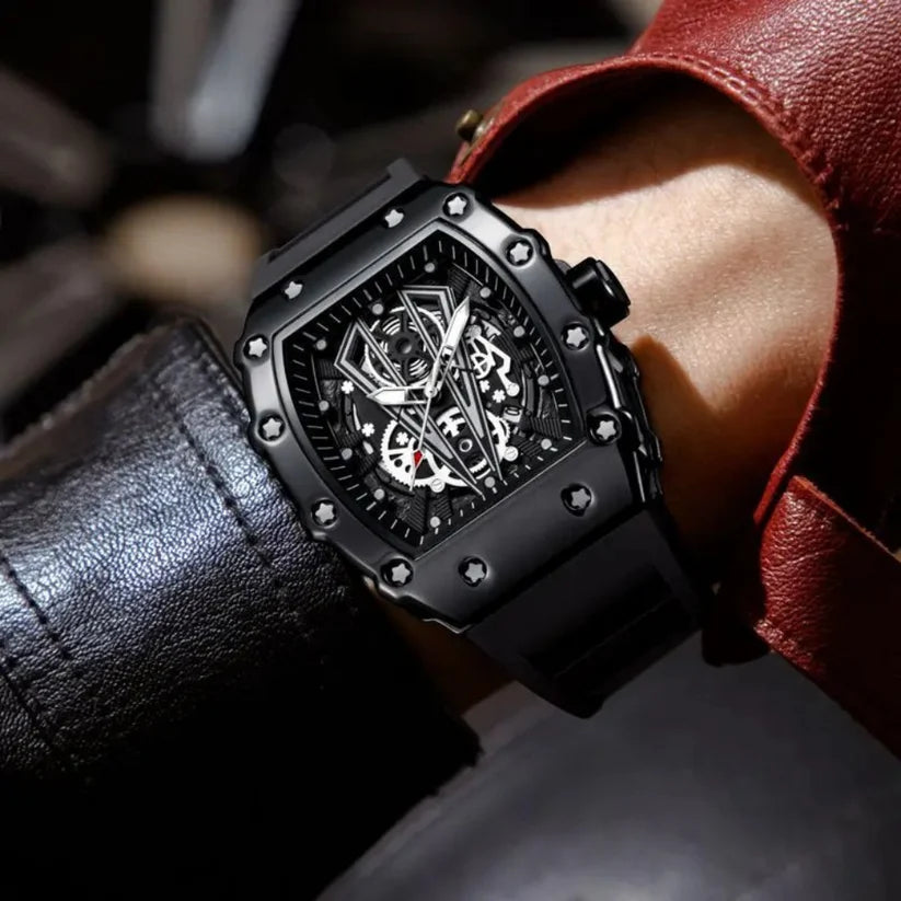 Men’s Skeleton Automatic  – Richard Mile Premium watch, 50M Water Resistant