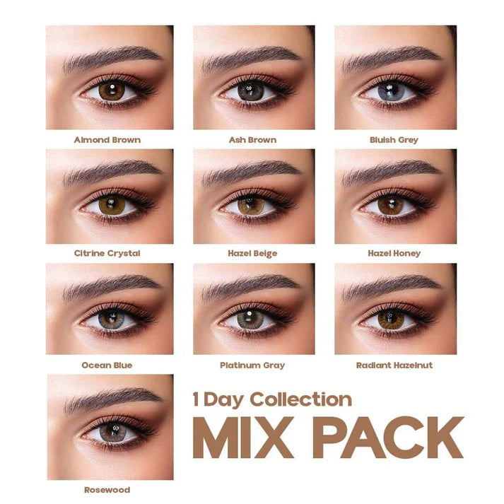 Bella One Day Mix Pack Contact Lenses – Any 3 Colours | FDA & CE Approved