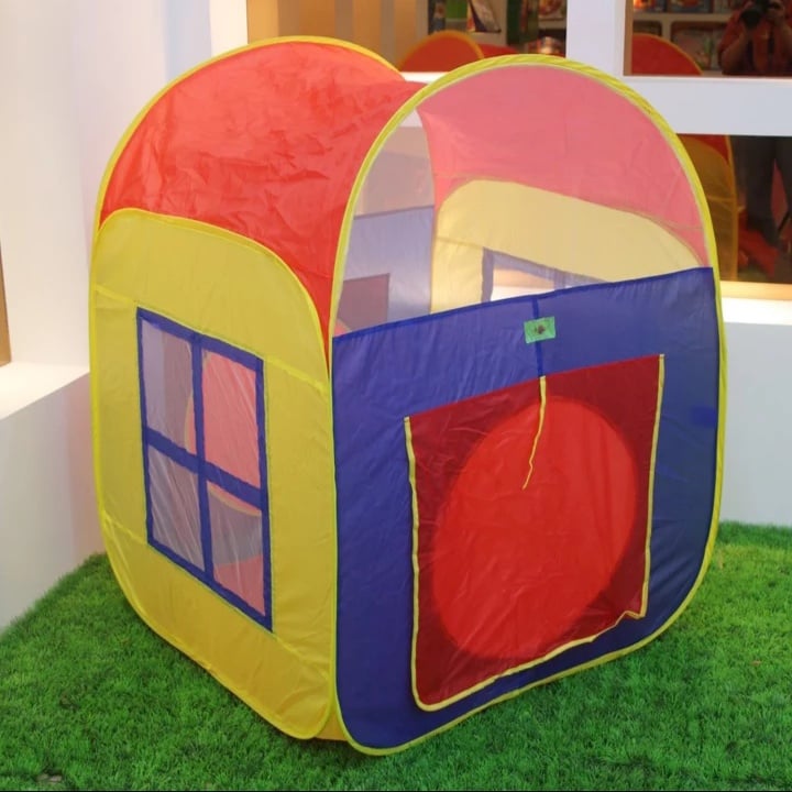 Portable Kids Play Tent House with 50 Balls – Foldable Baby Play Hut Indoor & Outdoor