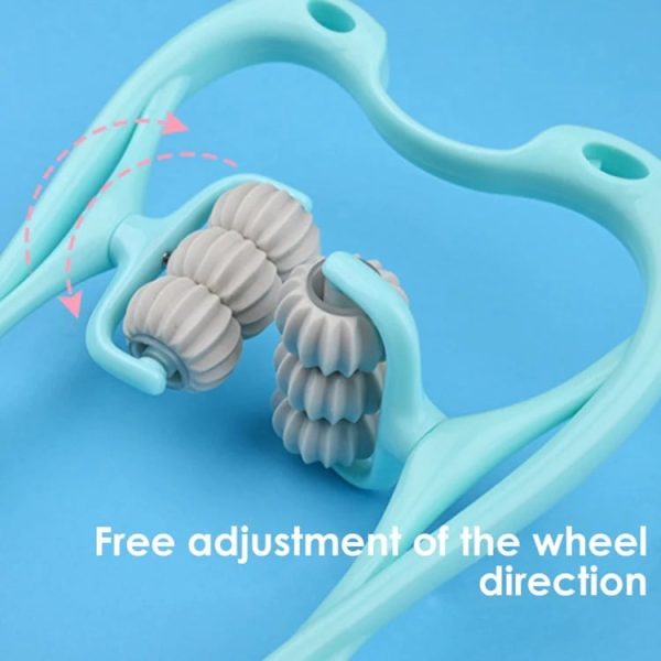 6-Wheel Full-Body Massager: Ultimate Muscle Relief for Neck, Back, and Body Relaxation