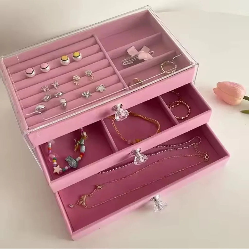 Organize Accessories Easily Protect Valuables Safely Elegant Built-In Mirror