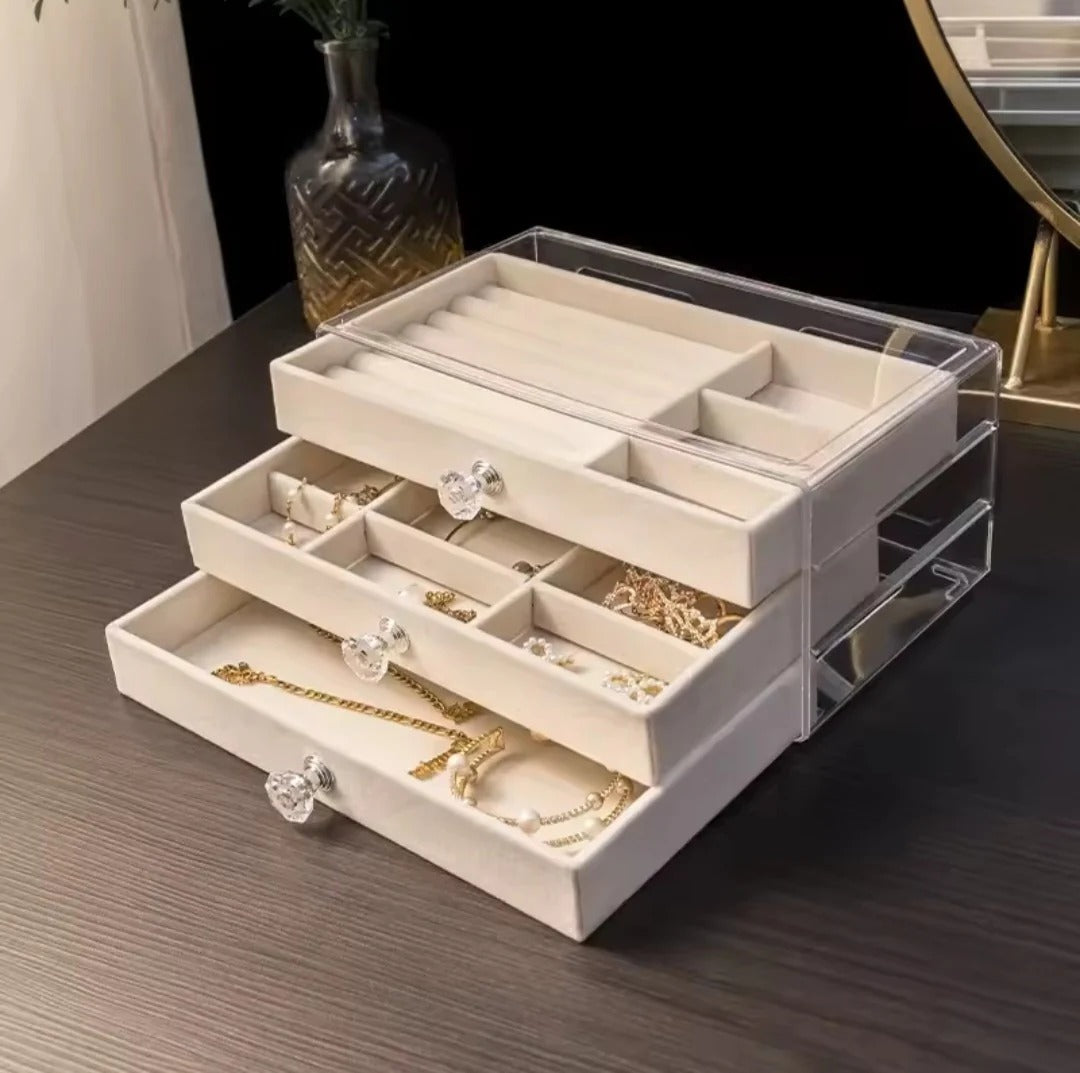 Organize Accessories Easily Protect Valuables Safely Elegant Built-In Mirror
