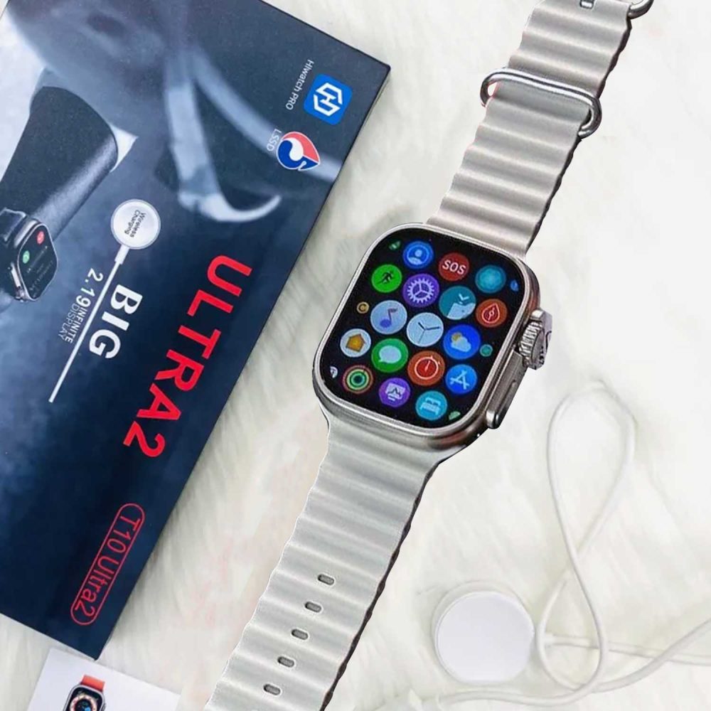 T10 Ultra 2 Smart Watch – 2.09” HD Display | Fitness Tracking | Long Battery | Stylish Design